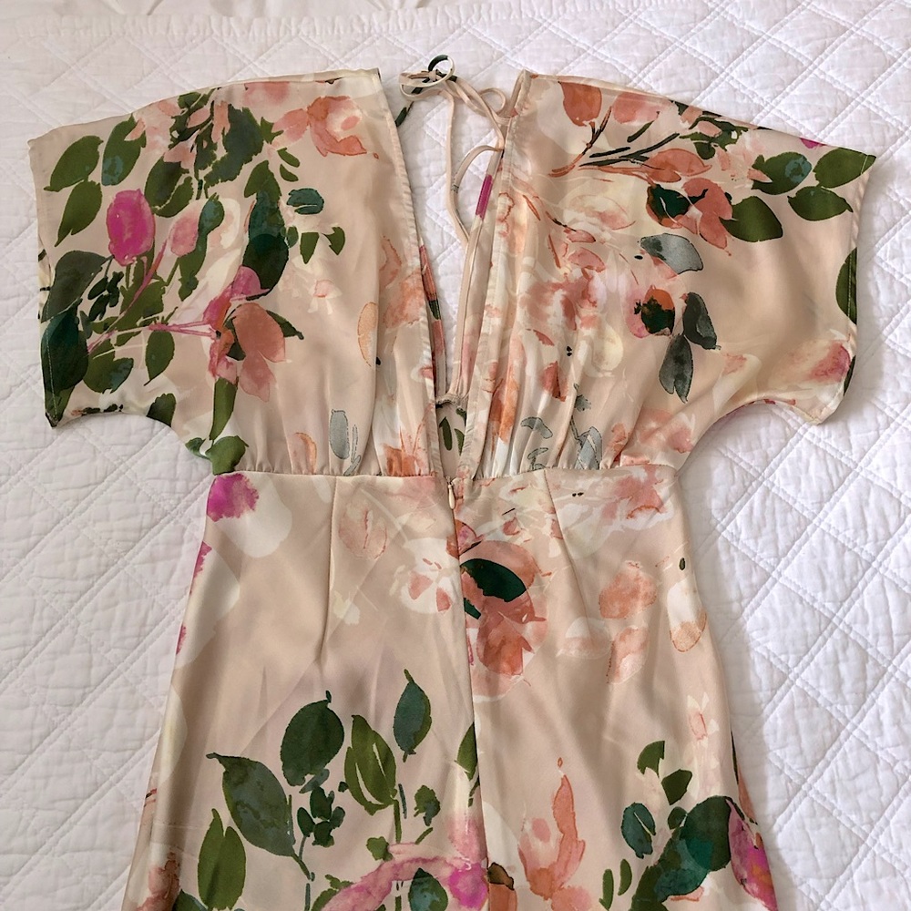 Abstract Floral Dress